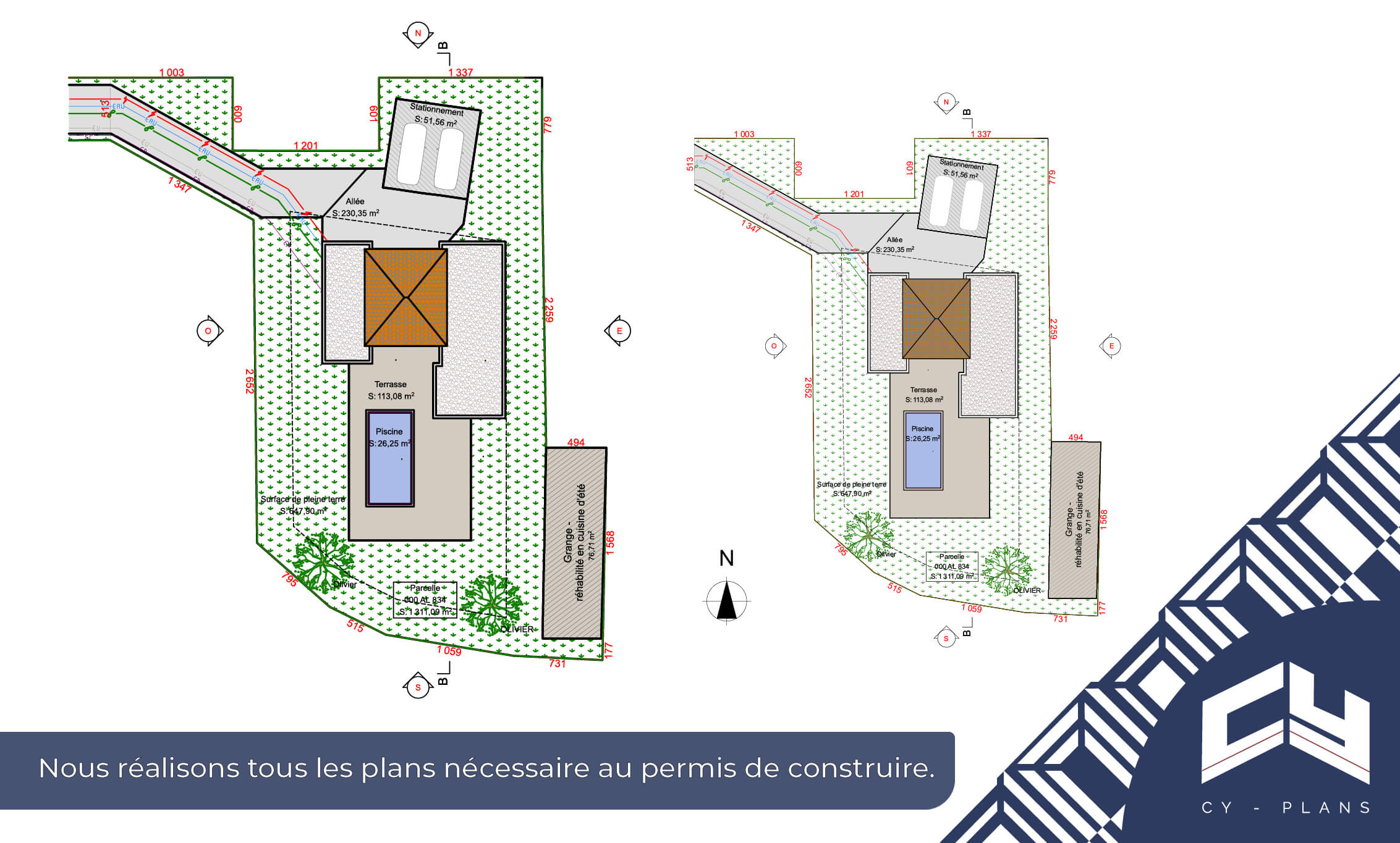 Le plan de masse